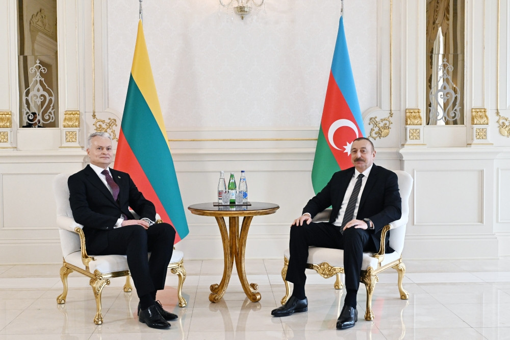 Azerbaijani, Lithuanian Presidents hold meeting